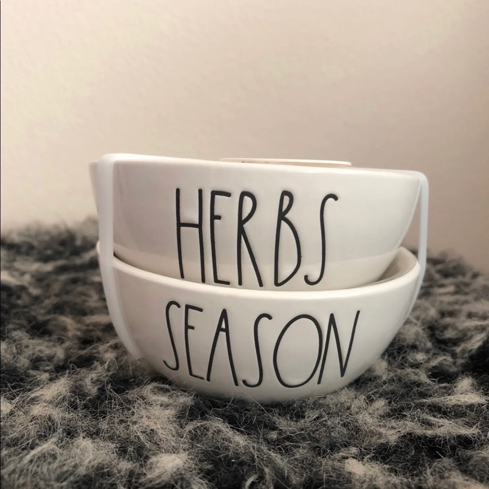 Rae Dunn Herbs & season ramekins / bowls